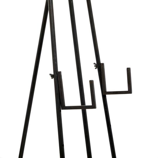 52" Black Iron Industrial Easel
